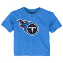 【公式グッズ】NFL タイタンズ Tシャツ Outerstuff ベビー ライトブルー (23 Infant Primary Logo SST)