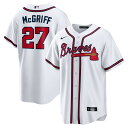【公式グッズ】MLB ブレーブス フレッド・マグリフ レプリカ ユニフォーム Nike ナイキ メンズ ホワイト (Men's Nike Replica Fre...