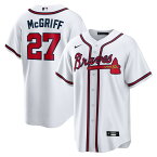 MLB ブレーブス フレッド・マグリフ レプリカ ユニフォーム Nike ナイキ メンズ ホワイト (Men's Nike Replica Fred McGriff Inline and 23 HOF Jersey)