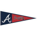 Put your die-hard Atlanta Braves fandom on full display with this WinCraft 13" x 32" pennant. It features embroidered graphics of the team's logo and their name spelled out, meaning there will be no doubt about who you are rooting for on game day. Whether displayed outside, in your office or anywhere else, the durable wool fabric ensures this piece of Atlanta Braves dcor will always emphasize your team spirit.Single-sided designImportedMaterial: 70% Wool/30% PolyesterOfficially licensedWipe clean with a damp clothEmbroidered Fabric AppliqueBrand: WinCraftMeasures approx. 13'' x 32''