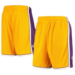 NBA レイカーズ カジュアル ショーツ Mitchell & Ness（ミッチェル＆ネス） メンズ ゴールド (Mens MNC HWC Swingman Shorts)