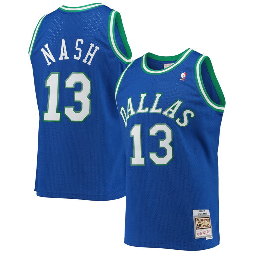 【公式グッズ】NBA マーベリックス スティーブ・ナッシュ ユニフォーム Mitchell & Ness(ミッチェル&ネス) メンズ ブルー (MNC NBA HWC Mens Swingman Jersey) 【公式グッズ】NBA マーベリックス スティーブ・ナッシュ ユニフォーム Mitchell & Ness(ミッチェル&ネス) メンズ ブルー (MNC NBA HWC Mens Swingman Jersey)