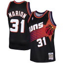 NBA サンズ ショーン・マリオン ユニフォーム Mitchell & Ness（ミッチェル＆ネス） メンズ ブラック (MNC NBA HWC Mens Swingman Jersey)