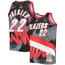 NBA トレイルブレイザーズ クライド・ドレクスラー ユニフォーム Mitchell & Ness（ミッチェル＆ネス） メンズ ブラック (MNC NBA MEN'S HYPER HOOPS SWINGMAN JERSEY)