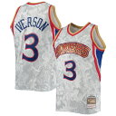 【公式グッズ】NBA 76ers アレン・アイバーソン ユニフォーム Mitchell & Ness(ミッチェル&ネス) メンズ ホワイト (Mens MNC ...