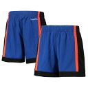 NBA ニックス カジュアル ショーツ Mitchell & Ness（ミッチェル＆ネス） レディース ロイヤル (Womens MNC Jump Shot Short)