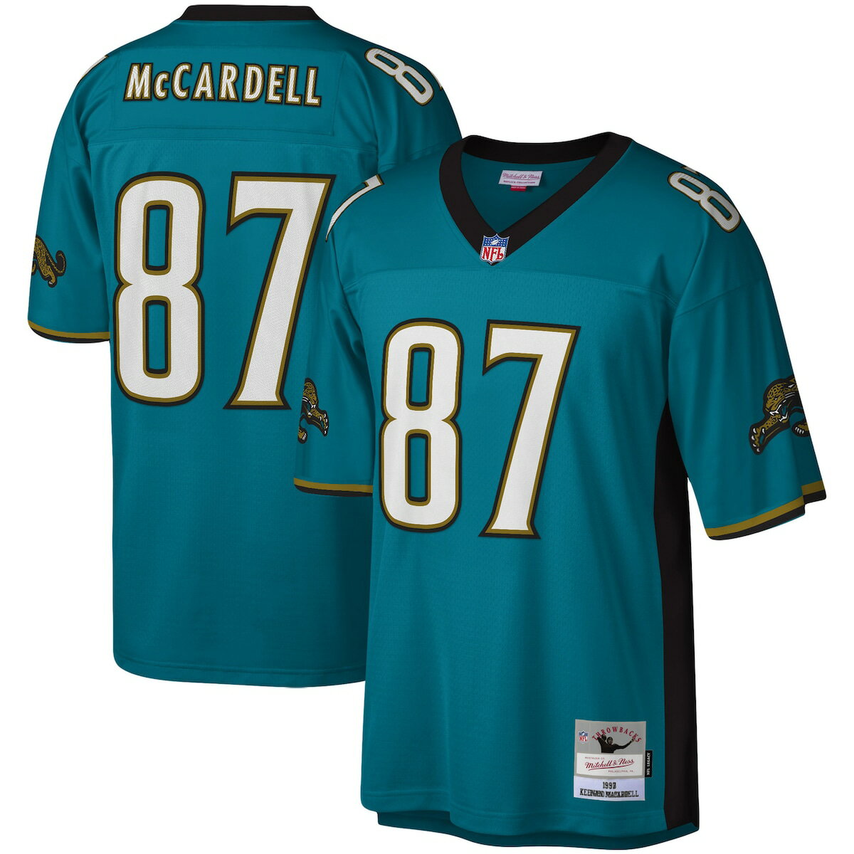 【公式グッズ】NFL ジャガーズ キーナン・マッカーデル レプリカ ユニフォーム Mitchell & Ness/ミッチェル&ネス メンズ ティール (Men'...