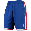 エントリーでポイント 5倍【公式グッズ】NBA 76ers カジュアル ショーツ Mitchell & Ness(ミッチェル&ネス) メンズ ロイヤル (Mens MNC HWC Swingman Shorts)