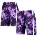 エントリーでポイント 5倍【公式グッズ】NBA レイカーズ ショーツ Mitchell & Ness(ミッチェル&ネス) メンズ パープル (Mens MNC HWC Galaxy Swingman Shorts)