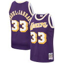 【公式グッズ】NBA レイカーズ カリーム・アブドゥル・ジャバー ユニフォーム Mitchell & Ness ミッチェル&ネス メンズ パープル (MNC N...