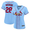 【公式グッズ】MLB カージナルス ノーラン・アレナド レプリカ ユニフォーム Nike ナイキ レディース ライトブルー (Women's MLB Nike ...