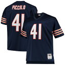 Showcase who your all-time favorite Chicago Bears player is by sporting this Brian Piccolo 1969 Retired Player Replica jersey from Mitchell & Ness. It features authentic Chicago Bears graphics that will leave a lasting impression on fellow fans. You'll remind everyone around you of the legendary Brian Piccolo.Droptail hem with side splitsReplica JerseyMachine wash, tumble dry lowMesh fabricMaterial: 100% PolyesterV-neckStitched jock tag at bottom left hemStitched tackle twill letters and numbersBrand: Mitchell & NessImportedStitched fabric applique with player year and nameBack neck taping - no irritating stitch on the back neckOfficially licensedShort sleeve