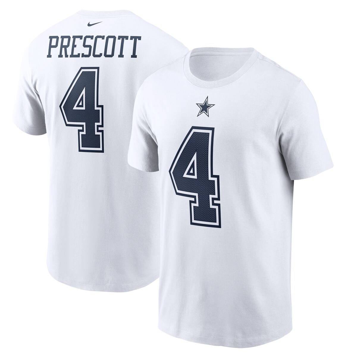 When the Dallas Cowboys are hitting the field, you'll be ready to rep your squad with this Dak Prescott Name & Number T-...