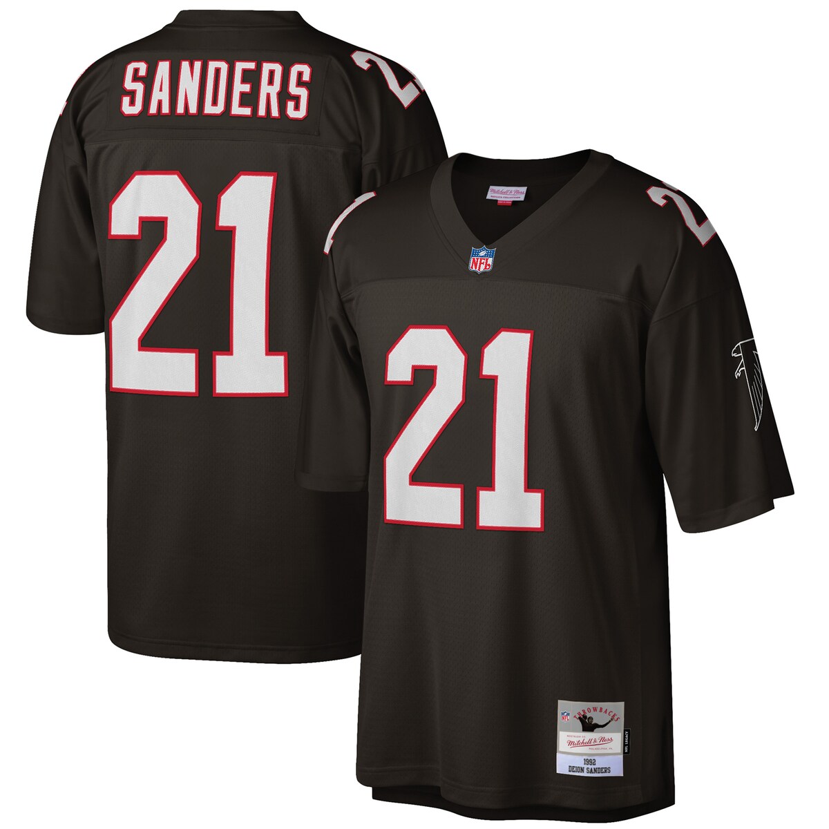 NFL ե륳 ǥ󡦥 ץꥫ ˥ե Mitchell & Nessʥߥåͥ  ֥å (Men's MNC B&T Legacy Retired Player Jersey)