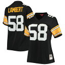 Show off your appreciation for an all-time Pittsburgh Steelers legend with this Jack Lambert Legacy replica jersey from Mitchell & Ness. It features distinctive throwback graphics that will provide a vintage touch to your collection of gear. Wearing this jersey will act as a reminder of his greatness for the Pittsburgh Steelers.Replica Throwback JerseyScreen print graphicsMachine wash, line drySide splits at hemOfficially licensedMaterial: 100% PolyesterV-neckTackle twill graphicsImportedWoven jock tag at hemBrand: Mitchell & NessMesh fabric