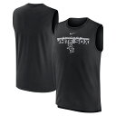 ナイキ タンクトップ  メンズ MLB ホワイトソックス タンクトップ Nike ナイキ メンズ ブラック (Men's Nike Knockout Stack Exceed Muscle Tank)