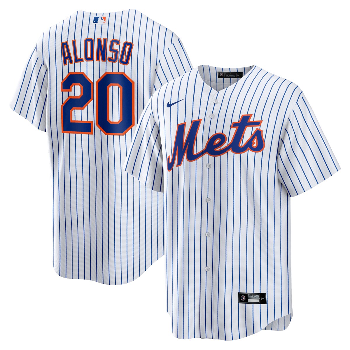 MLB メッツ ピート・アロンソ レプリカ ユニフォーム Nike ナイキ メンズ ホワイト (Men's MLB Nike Official Replica Player Jersey)