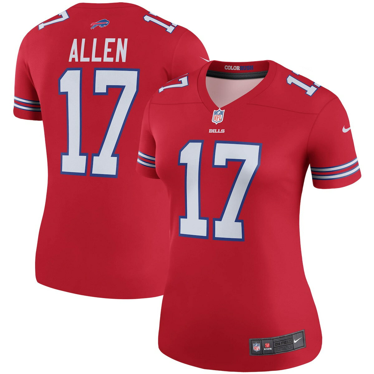 NFL ビルズ ジョシュ・アレン ユニフォーム Nike ナイキ レディース レッド (Women's Nike Legend Jersey)