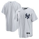 【公式グッズ】MLB ヤンキース レプリカ ユニフォーム Nike ナイキ メンズ ホワイト (Men's Nike Replica Team Jersey)