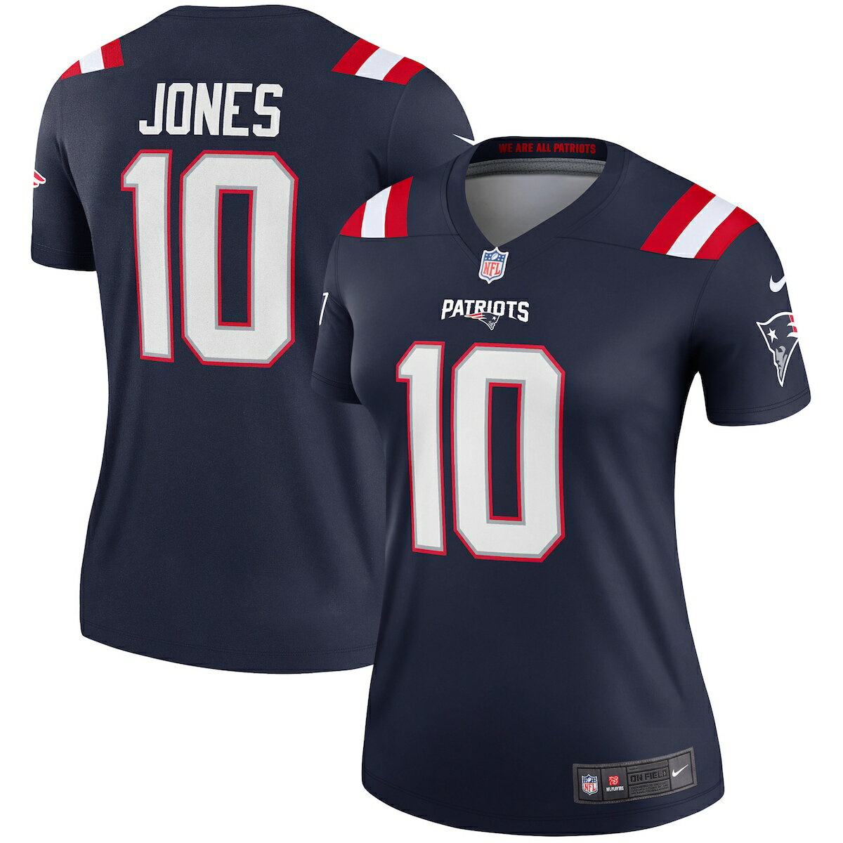 NFL ペイトリオッツ マック・ジョーンズ ユニフォーム Nike ナイキ レディース ネイビー (Women's Nike Legend Jersey)