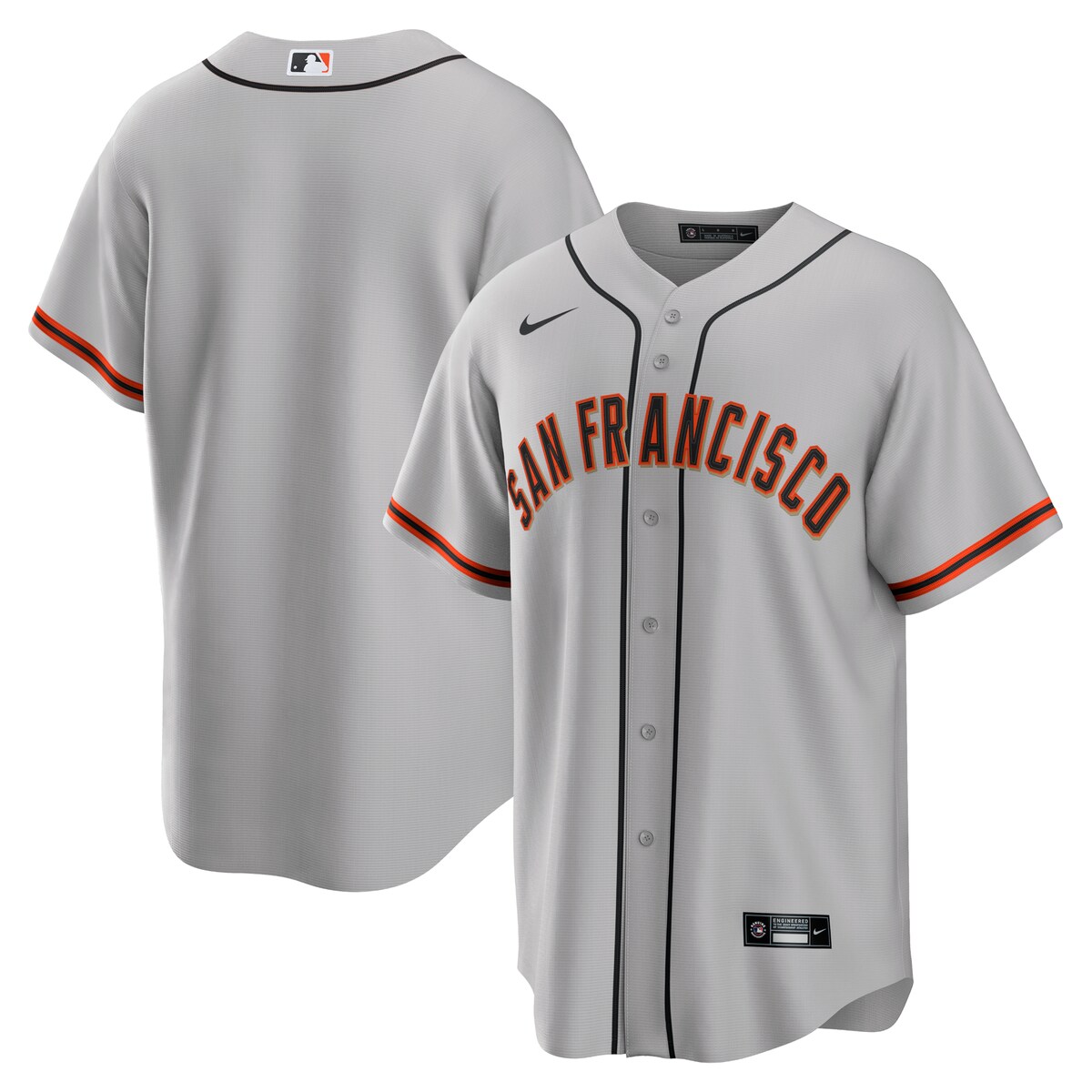 MLB ジャイアンツ レプリカ ユニフォーム Nike ナイキ メンズ グレイ (Men's Nike Replica Team Jersey)