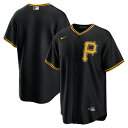 【公式グッズ】MLB パイレーツ レプリカ ユニフォーム Nike ナイキ メンズ ブラック (Men's Nike Replica Team Jersey)