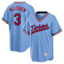 MLB ツインズ ハーモン・キレブリュー ユニフォーム Nike ナイキ メンズ ライトブルー (MLB Nike Men's Official Cooperstown Player Jersey)