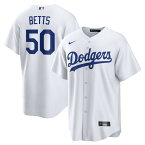 MLB ドジャース ムーキー・ベッツ レプリカ ユニフォーム Nike ナイキ メンズ ホワイト (Men's MLB Nike Official Replica Player Jersey)