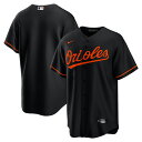 【公式グッズ】MLB オリオールズ レプリカ ユニフォーム Nike ナイキ メンズ ブラック (Men's Nike Replica Team Jersey)