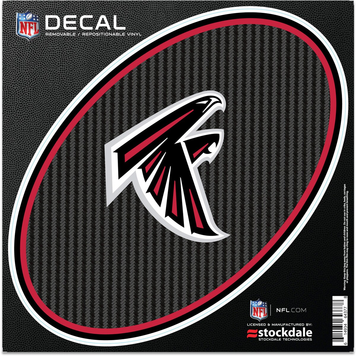 NFL ファルコンズ カー用品・カーアクセサリー ウィンクラフト (8x8 All Surface Decal-OFF PRICE)
