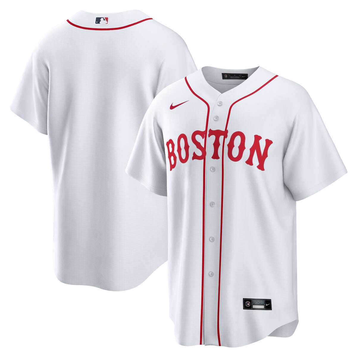 MLB レッドソックス レプリカ ユニフォーム Nike ナイキ メンズ ホワイト (Men's Nike Replica Team Jersey) 1