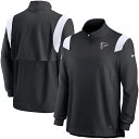 NFL ファルコンズ 長袖 Tシャツ Nike ナイキ メンズ ブラック (22 Men's Nike Sideline Repel Chevron Lightweight Coach LST)