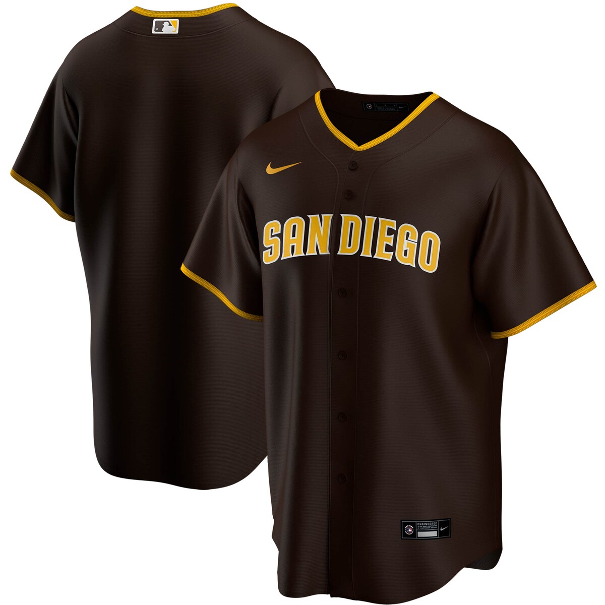 MLB パドレス レプリカ ユニフォーム Nike ナイキ メンズ ブラウン (Nike 2020 Men's Replica Team Jersey - 2019 Unveil)