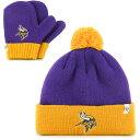 Give your little Minnesota Vikings fan an adorable way to keep warm during the colder months with this '47 Bam Bam set. ...
