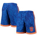 エントリーでポイント 5倍【公式グッズ】NBA ニックス カジュアル ショーツ Mitchell & Ness(ミッチェル&ネス) メンズ ブルー (Mens MNC HWC Lunar New Year Swingman Shorts)