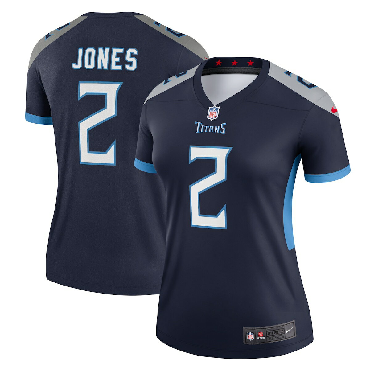 NFL タイタンズ ジュリオ・ジョーンズ ユニフォーム Nike ナイキ レディース ネイビー (Womens Nike Legend NFL Jersey)