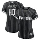 【公式グッズ】MLB ホワイトソックス ヨアン・モンカダ レプリカ ユニフォーム Nike ナイキ レディース ブラック (Women's Nike City ...