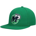 【公式グッズ】NBA マーベリックススナップバック キャップ Mitchell & Ness/ミッチェル&ネス メンズ グリーン (NBA MNC HWC MVP Team Ground 2.0 Snapback)(4)