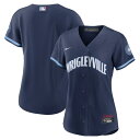 【公式グッズ】MLB カブス レプリカ ユニフォーム Nike ナイキ レディース ネイビー (Women's Nike City Connect Replic...