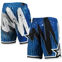 Throw it back to 1994 Orlando Magic basketball with these Hardwood Classics Hyper Hoops Swingman shorts from Mitchell & Ness. The heat-sealed tackle twill applique and sublimated graphics ensure your Orlando Magic loyalty doesn't go unnoticed. These shorts are also built for comfort and service thanks to their elastic waistband and side slip pockets, respectively.Material: 100% PolyesterInseam on size M measures approx. 8.25''Authentic Throwback JerseyImportedMachine wash, line dryOfficially licensedTwo side slip pocketsHeat-sealed tackle twill appliqueSublimated designElastic waistband with drawstringBrand: Mitchell & Ness
