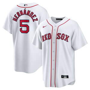 MLB レッドソックス エンリケ・ヘルナンデス レプリカ ユニフォーム Nike ナイキ メンズ ホワイト (Men's MLB Nike Official Replica Player Jersey)