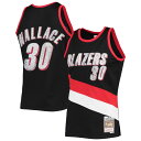 For the NBA's 75th anniversary, throw it back to one of the stars of the Portland Trail Blazers with this Rasheed Wallace Hardwood Classics Diamond Swingman jersey from Mitchell & Ness. It features faux diamond details for the league's big milestone and that old-school design Rasheed Wallace used to wear back in the day. This authentic piece of gear is a great way to mesh past and present as you get fired up for game day.SleevelessOfficially licensedStitched designSwingman ThrowbackMachine wash, line dryWoven jock tag at hemStitched tackle twill applique with holographic detailsImportedMaterial: 100% PolyesterBrand: Mitchell & NessSide splits at hem