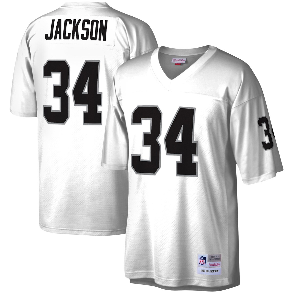 NFL 쥤 ܡ㥯 ץꥫ ˥ե Mitchell & Nessʥߥåͥ  ۥ磻 (Men's MNC Legacy Replica Jersey)