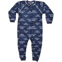 NFL シーホークス カバーオール Outerstuff（アウタースタッフ） トドラー ネイビー (Toddler Raglan Full Zip Coverall)