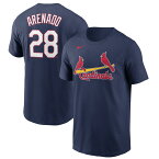 MLB カージナルス ノーラン・アレナド Tシャツ Nike ナイキ メンズ ネイビー (Men's MLB Nike Name & Number T-Shirt)