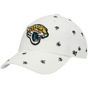 【公式グッズ】NFL ジャガーズ アジャスタブルキャップ '47 レディース ホワイト (NFL Womens Confetti Clean Up)