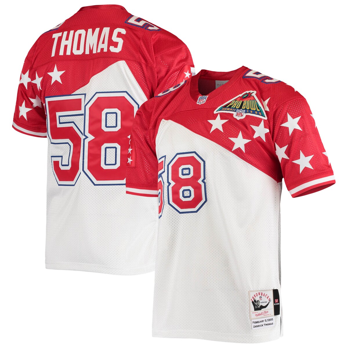 ڸåNFL ե ǥåȡޥ ƥå ˥ե Mitchell & Nessʥߥåͥ  ۥ磻 (Men's MNC 1994 Pro Bowl Authentic Jersey)