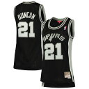 No other athlete compares to the level of respect you have for Tim Duncan. Now, showcase your pride for your all-time favorite basketball player with his very own San Antonio Spurs Hardwood Classics swingman jersey. This Mitchell & Ness jersey puts an exciting twist on your team's usual look, complete with throwback graphics from the 1998-99 season.Split hem with droptailOfficially licensedSwingmanTackle twill graphicsImportedWoven jock tagMaterial: 100% PolyesterBrand: Mitchell & NessCrew neckMachine wash, line dry