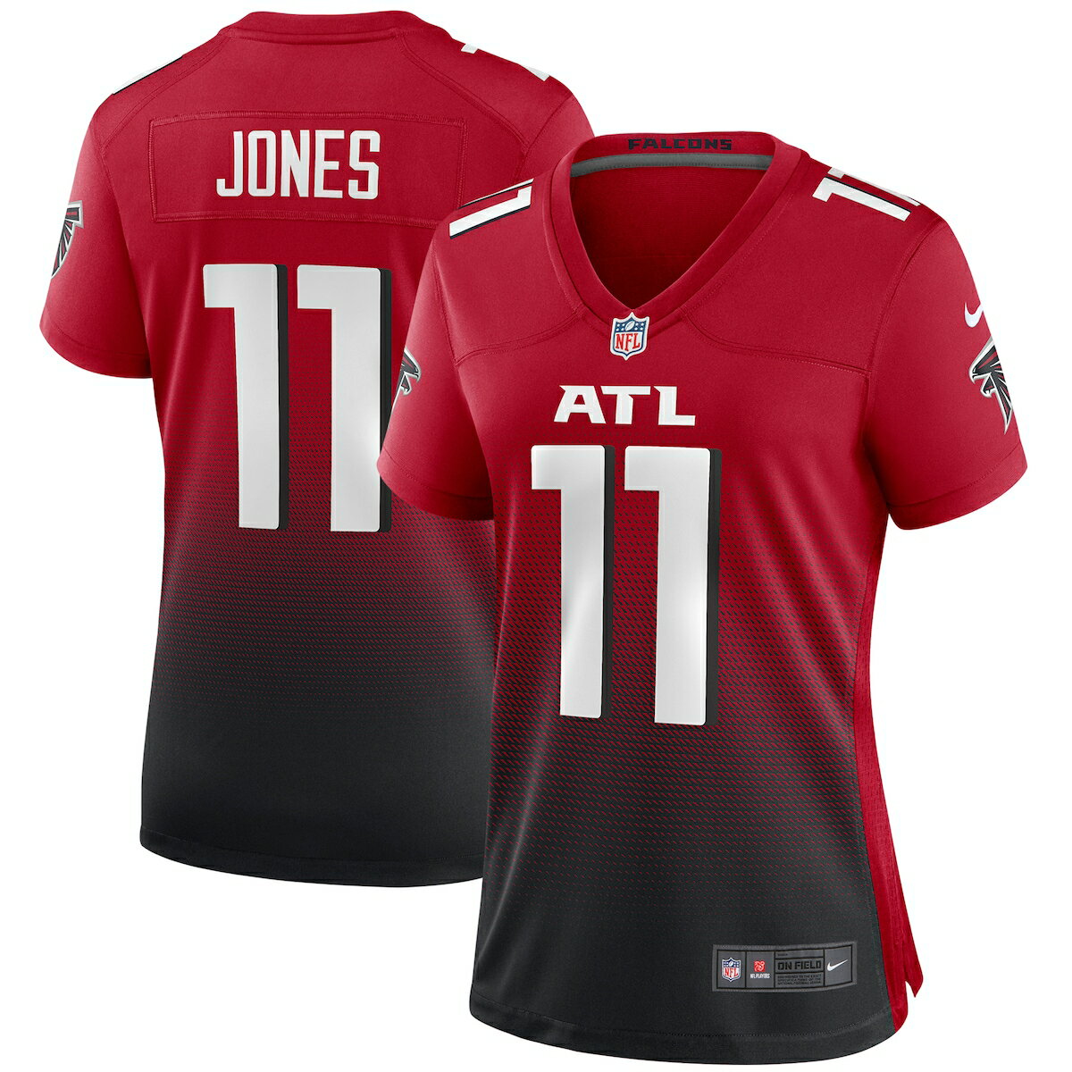 NFL ファルコンズ ジュリオ・ジョーンズ ユニフォーム Nike ナイキ レディース レッド (Womens Nike Game NFL Jersey)