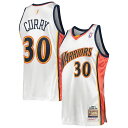 【公式グッズ】NBA ウォリアーズ スティーブン・カリー オーセンティック ユニフォーム Mitchell & Ness(ミッチェル&ネス) メンズ ホワイト ...